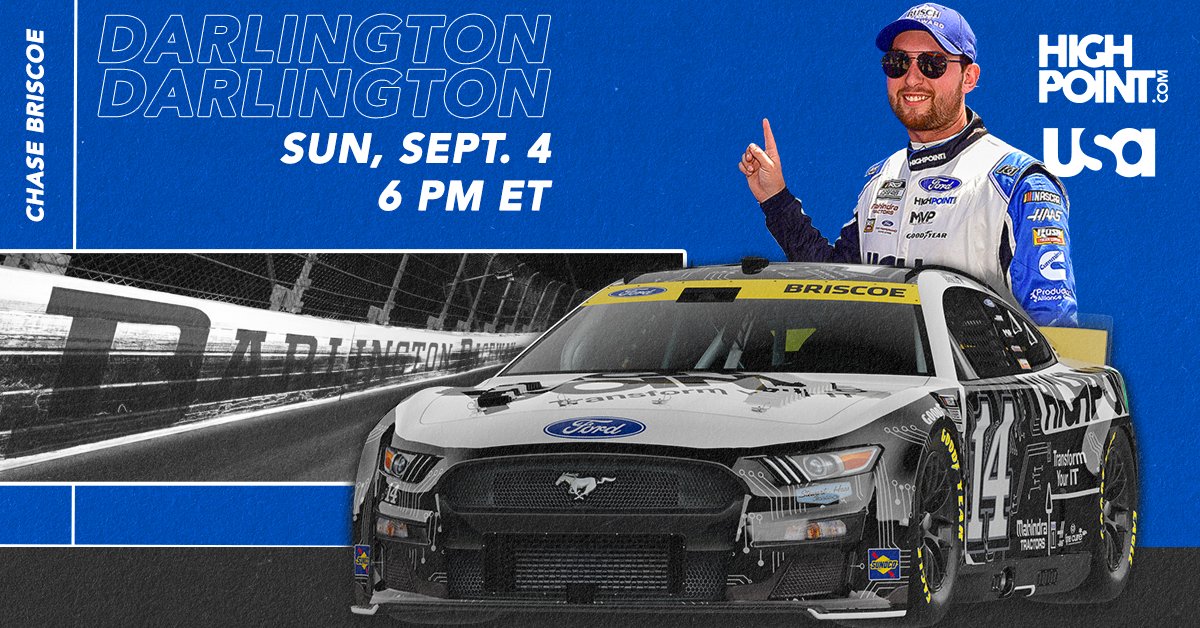 HighPoint's tweet photo. It's #NASCAR race day from @TooToughToTame. Best of luck to @ChaseBriscoe_14 and the No. 14 https://t.co/G9r4sKBCX9 @StewartHaasRcng crew in our special Lady in Black scheme!
#HighPoint | #TransformYourIT https://t.co/fS7FQcBZhb