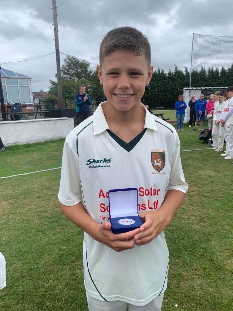 MOTM from the under 13s final, Phoenix Lawton. A game changing 4 wickets.