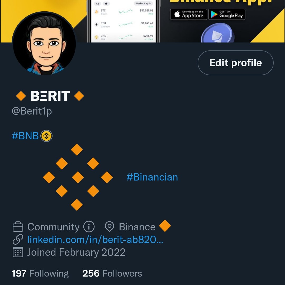 Guy's Let's Check out My New Bio

Let's keep #BUIDLing  #BNB #BINANCE #BinanceTurns5 #BinanceBlockchainWeek #BSC