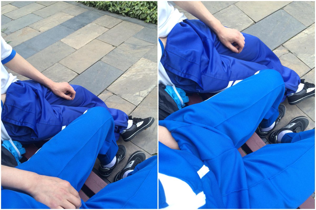 #二附 #校服 #双星名人
发组老图，新图实在懒得处理。偷个懒。应该是还在上学的时候逛公园拍的。