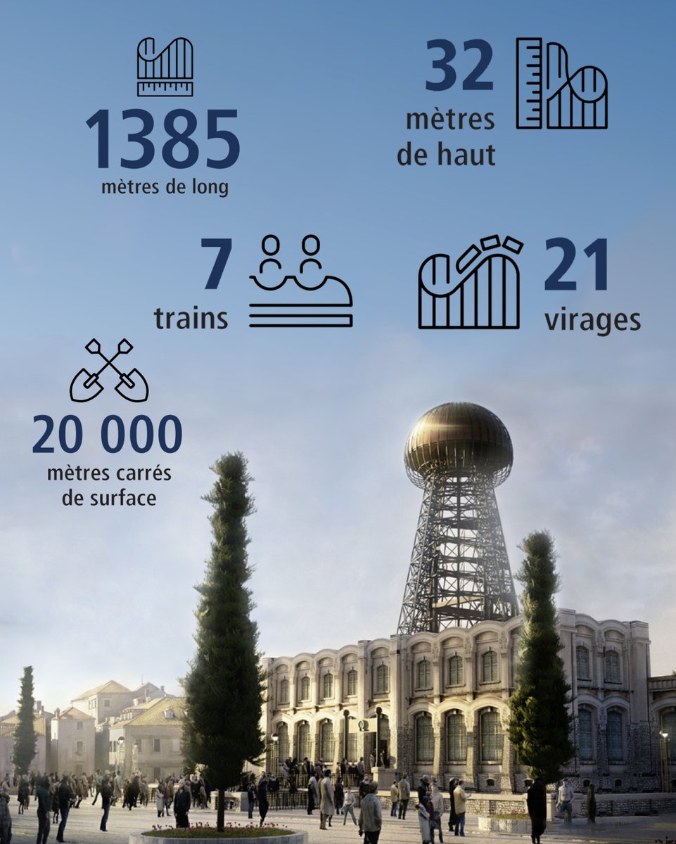 EuropaParkFR's tweet photo. Le nouveau grand huit d'#EuropaPark va être énorme ! 🎢 On a rassemblé pour vous quelques chiffres sur cette belle attraction qui vous mettre plusieurs fois la tête à l'envers. 🙃 RT si vous avez hâte de le tester ! 😍 https://t.co/yI34G5lcIH