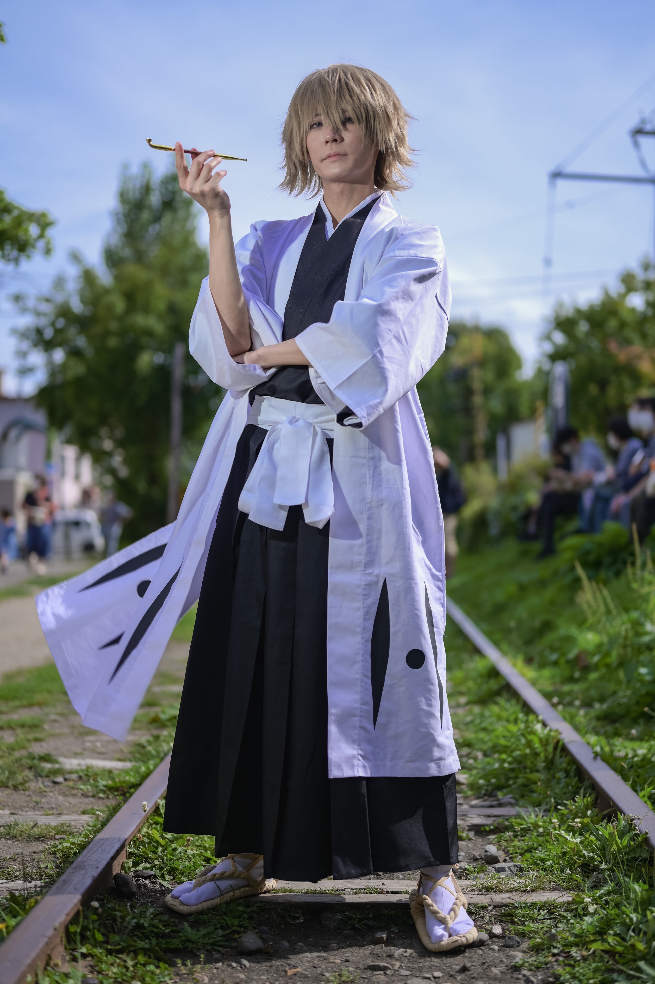 BLEACH 浦原喜助コスプレ衣装男性(XXXLサイズ)＋セット未ウィッグ BLEACH 浦原喜助コスプレ衣装男性(XXXLサイズ)＋セット未