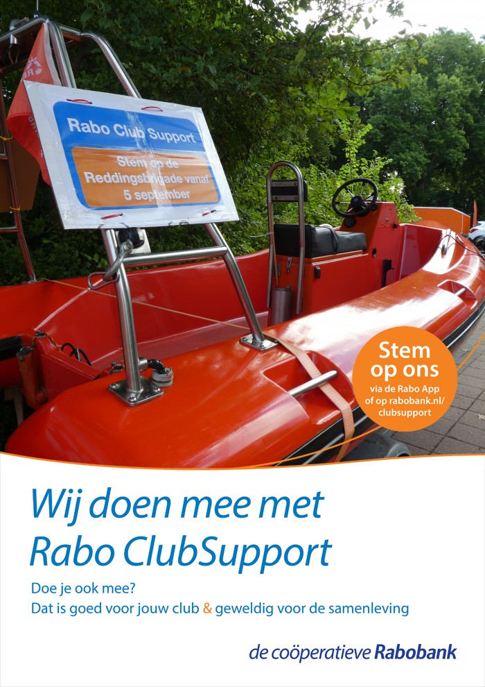 Vanaf morgen kan elke Rabo klant stemmen op clubs uit eigen regio. De #Reddingsbrigade #Dijkenwaard vraagt jullie stem. De opbrengt gaat naar de afbouw van de aangeschafte reddingsboot. Help ons Helpen!
Kijk op onze actiepagina van de #Raboclubsupport rabobank.nl/leden/clubsupp…