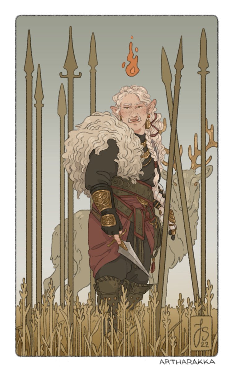 artharakka's tweet photo. Commission for @riftlands_ 🌾🦌🌿 https://t.co/rr7NZRD75S