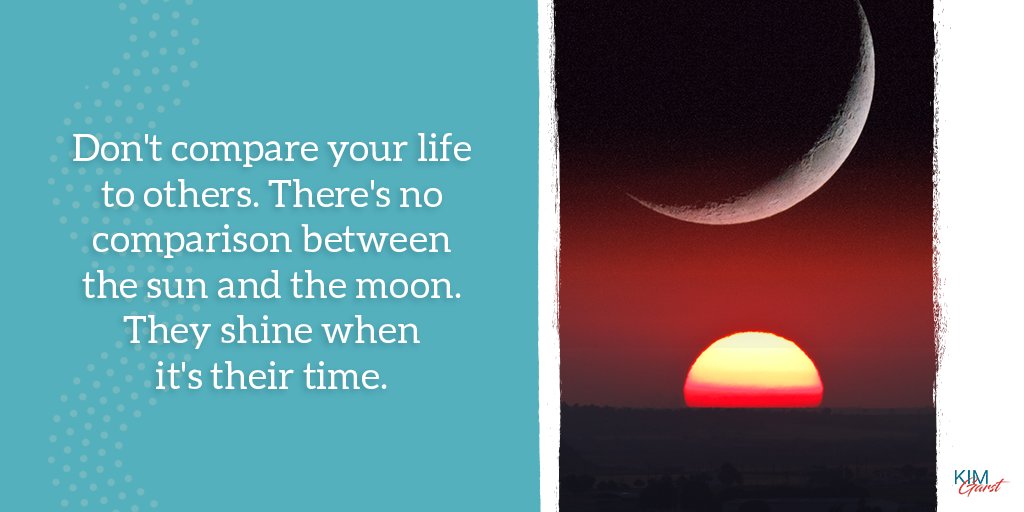 No two people are alike. You are unique, so don't compare yourself or your situation to others. Show up, be consistent, do YOUR thing and you will shine when it's your time. #TrustMe