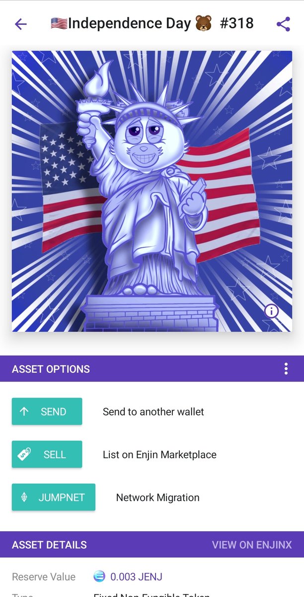 Allye95697360's tweet photo. LetsssGo One More "5" only "Independence Day" #Badbears for a ⚡️⚡️⚡️Giveaway🎁 First 5 correct entries ⏰️⏰️⏰️⏰️⏰️
❤️&amp;RT 👈
Follow @ScottieTash  "Post Proof" 👈
Comment  #Badbears 👈
Comment ENJIN QR Code👈

LetsssGo speedies 🤩 https://t.co/R7TH0P2Vh2