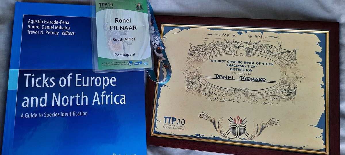 RonelPienaar8's tweet photo. Just got back home after a week in Romania attending #TTP10. Thanks to everyone who voted for my Imaginary Tick drawing and the conference organizers for presenting me the prize. Its truly an honor. https://t.co/O8speIO0fx