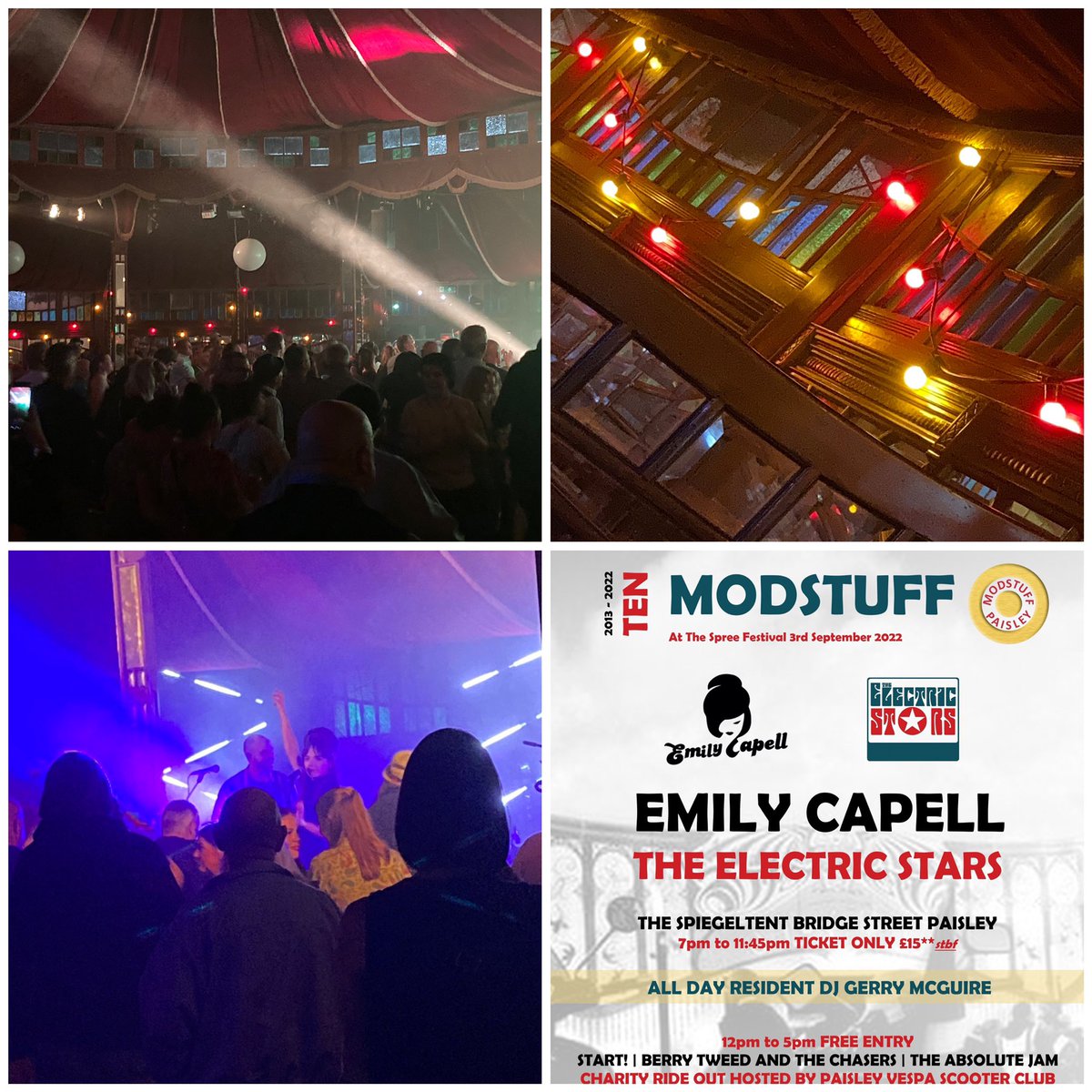 STARprojPaisley's tweet image. We had a fabulous night (as always) at #Modstuff @SpreeFestival with @emily_capell &amp;amp; @Theelectricstar 🤩 Thanks again @LNPPromotions @garyckerr ✨