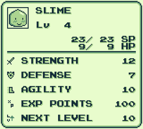 Adrian_JG_Dev's tweet image. Happy to unveil my new project! 
Wandering Slime (Working Title): A role-playing game for Game Boy. 
I've been working on it for about two months now and hope to have it finished in 2023.
More info to come in the next few weeks.