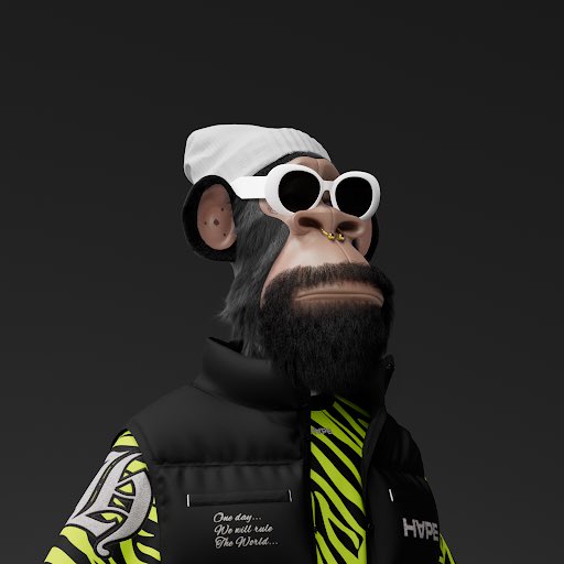 bclrding's tweet photo. TeamHape 的 #NewNFTProfilePic NFT
🦍 MY #HAPE No.5234 🕶️🤍🖤
🍌 @HAPEsocial #HAPEBEASTGANG 🚀 https://t.co/Zx6QXWH3NU