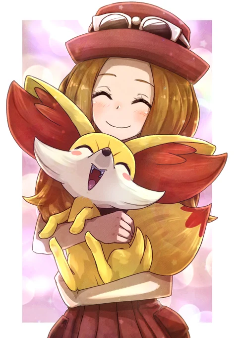 セレナとフォッコ#Pokemon 