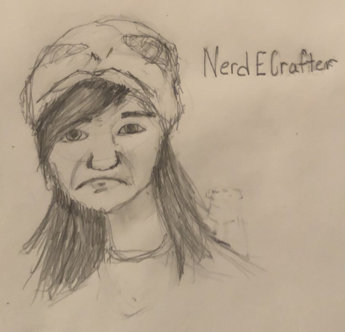 ItIsBeeTime's tweet image. I wanna start posting more, so here is a quick sketch of the Salty Queen Herself! @NerdECrafter I’ll try and post another sketch sometime soon!