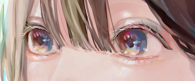 #作品を載せて自分の作品を知ってもらおう  #イラスト 目 