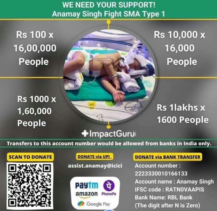 VikaskMishra7's tweet photo. Respected all please help
@theNAMedicine 
@NLM_NIH 
@NLM_NIH 
@PCRM 
@HelpNowIndia 
@Childhelpindia 
@RedCross 
@AmericanHealth 
@AmericanExpress 
@LupusOrg 
@mipaltan 
@IPL 
@biharfoundation 
@sachin_rt 
@SachinPilot 
@gautam_adani 
@AdaniFoundation 
#help_anmay_save_anmay https://t.co/tujH5zUrM0