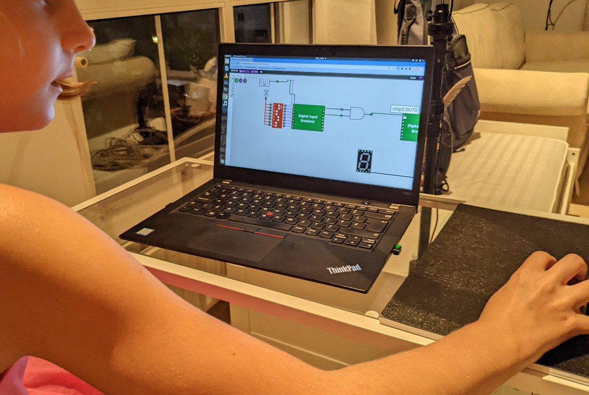 matthewvenn's tweet image. Living in a world where my 9 year old can design a chip! tinytapeout.com #tinytapeout