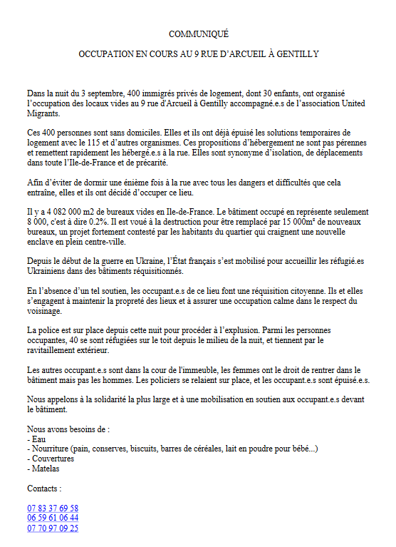 citron_paul's tweet photo. @JoPourquoipas Voici leur communiqué https://t.co/8QiYUzXQew