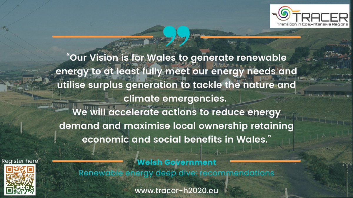 tracer_h2020's tweet image. Wales has a long history in coal-mining. One of Wales' goals is to transition to renewable energy and address the climate emergency. Learn more about it during the TRACER final events on 20 and 21 September.
Register here 👉form.jotform.com/220964577076365 #coaltransition #renewables