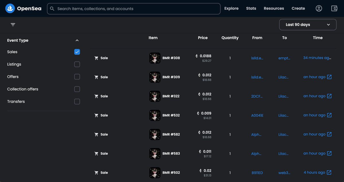 𝐁𝐌𝐑𝐬 𝐌𝐈𝐍𝐓 𝐋𝐈𝐕𝐄
666 community-sale NFTs are almost minted out.🥳🥳🥳

You could continue to get BMRs on OpenSea：
opensea.io/collection/bmrs

🪐TO THE MOON🪐

#BMRs #NFT #NFTCommunity #nftart #NFTProject #mintlive