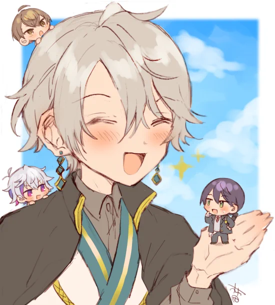 #加画美 #金剛力也像 #描いた晴 #絵スコート #ろふあーと 