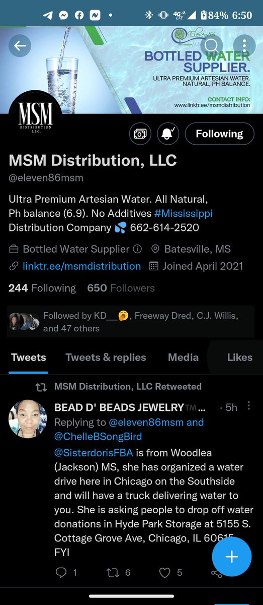 SilentDPro1992's tweet photo. #RoyalFam #BlackFam especially up in #JacksonMississippi ...we all hear about the water crisis that's going on and we're making to help out any way possible. The premier of "Your Sunday Vitamins" is @ 11:15 AM EST where @DGoddess27 interviews #LeeCoffey owner of @eleven86msm https://t.co/AfI9sicAUl