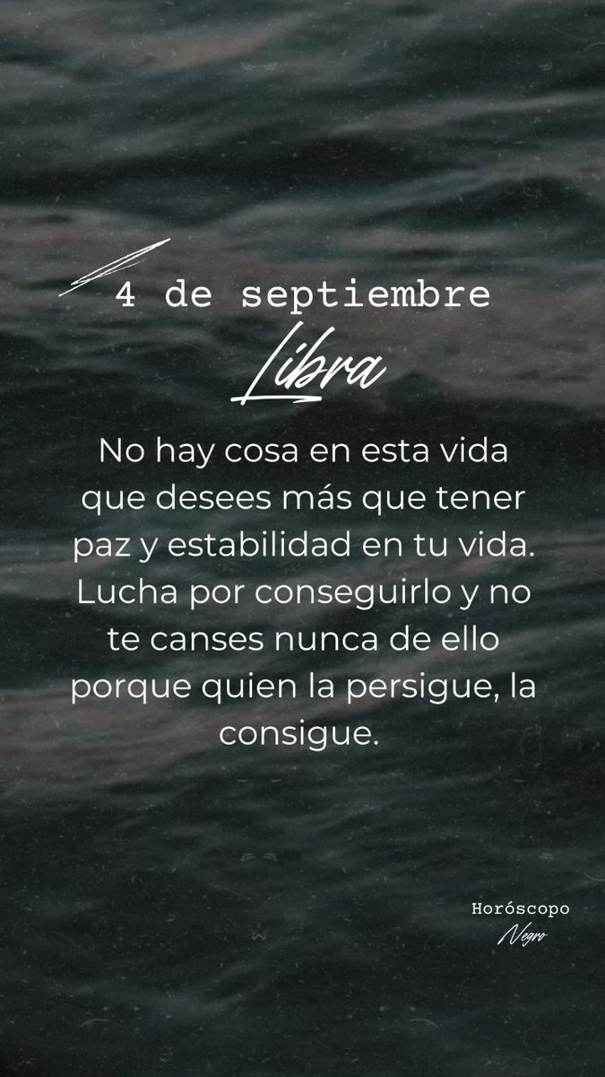 libra_hn's tweet photo. El horóscopo diario del 4 de septiembre para #Libra ♎🔮✨ #horoscoponegro https://t.co/vdIHO9orCK