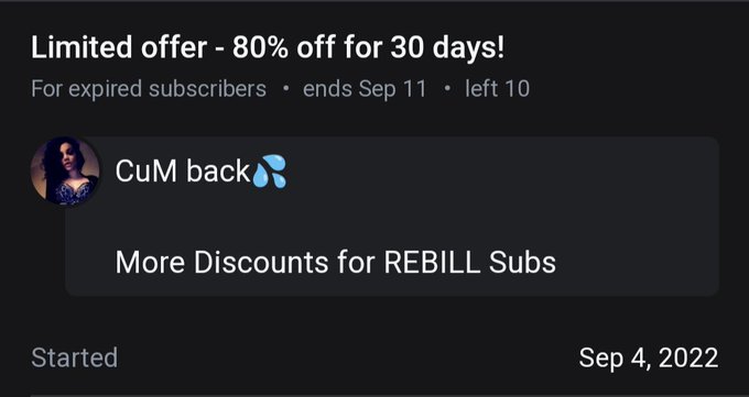 ８０％ＯＦＦ ꜰᴏʀ ᴇxᴘɪʀᴇᴅ ꜱᴜʙꜱ  𝟙𝟘 𝕃𝕦𝕔𝕜𝕪 𝕊𝕦𝕓𝕤  𝟟 𝕕𝕒𝕪 DEAL 𝕆ℕ𝕃𝕐  💥ＯＮＬＹ ＄４💥 https://t.co/wrGMrXqup9