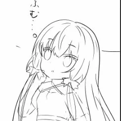 何かを見つめるソフィーちゃん。
#吸血鬼さん 