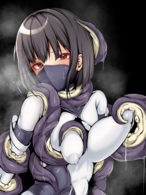 ユキ×タコ型触手責め マスクなし差分あり 