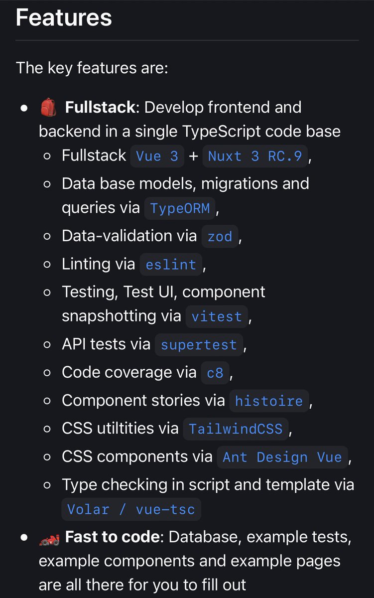 Happy to say that we‘ve used <a href="/nuxt_js/">Nuxt</a> 3 in production with some of our clients, learned a lot and solved some of its toothing problems. We‘ve bundled all learnings and released it as a starter repo today, check it out at github.com/sidestream-tec… and let me know what you think 🎉🛫