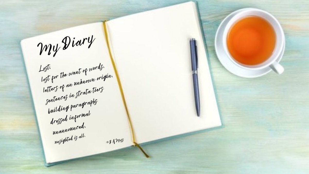 UnknownPoet49's tweet photo. My Diary: There are days when you are lost for words and a sense of direction to take. https://t.co/Q6PV6vUkW4
