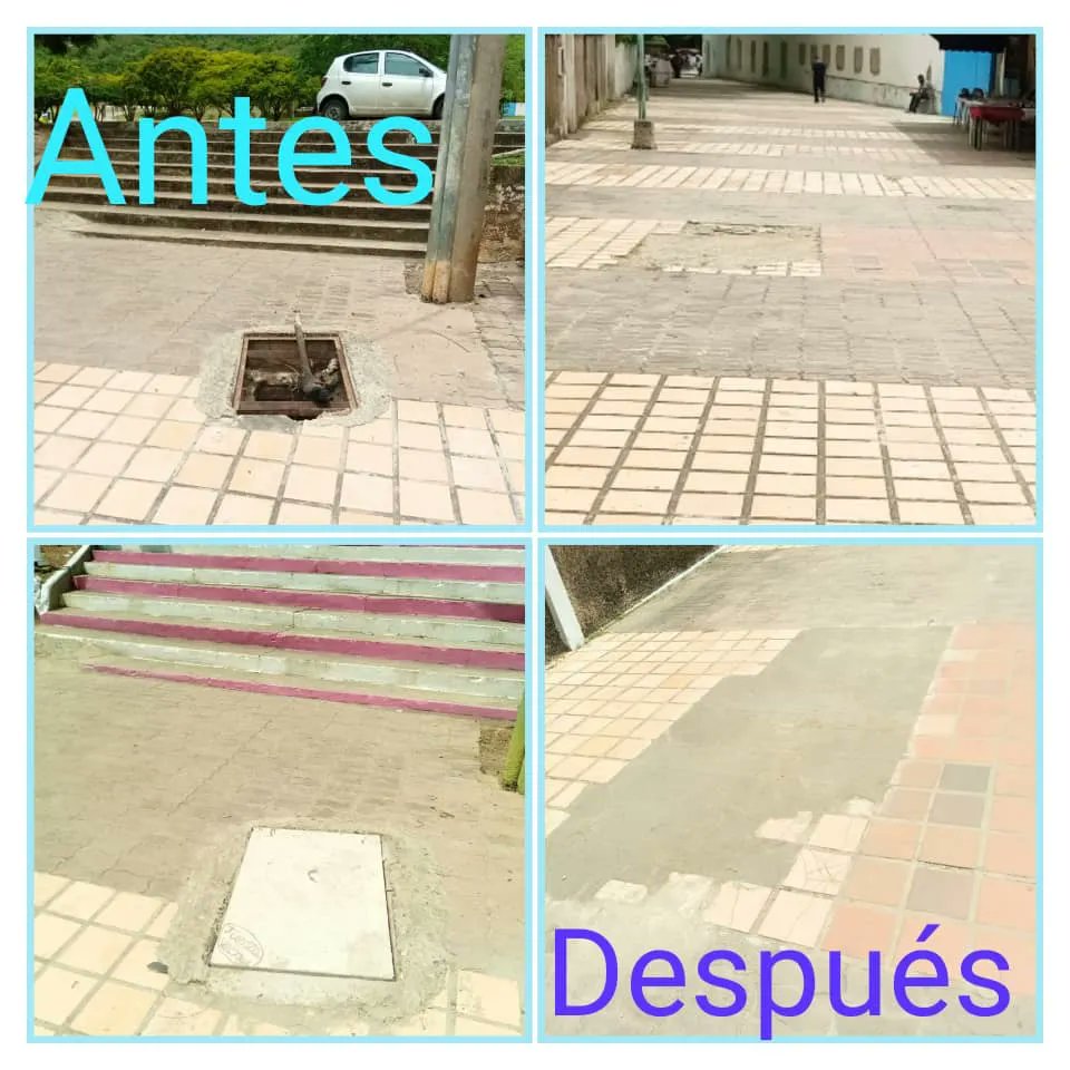 dexcyguedez's tweet photo. EN UNIÓN. Los vecinos del Valle del Espíritu Santo, con el apoyo de Fuerza Vecinal  solucionaron problema de alcantarilla cercana a la Basílica Menor con cables de alta tensión sin tapa desde hace más de 6 meses, sin respuesta de la alcaldía del García https://t.co/6P3K8m9SVh