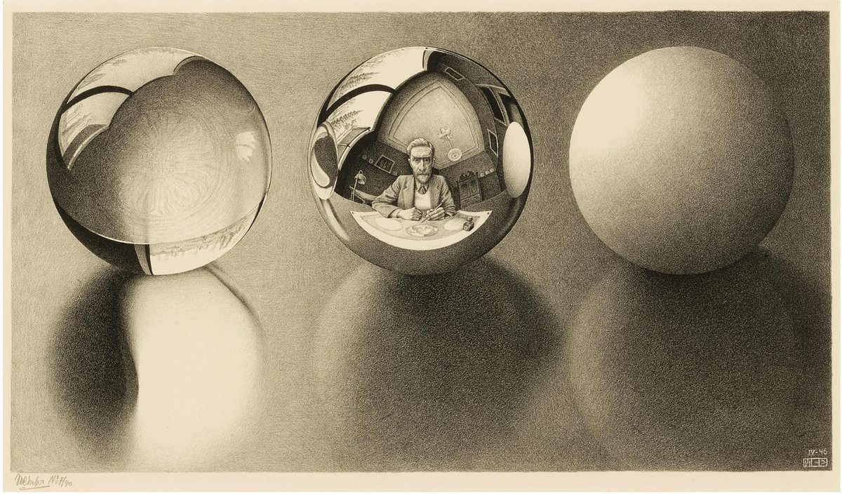 Мауриц Корнелис Эшер three Spheres II