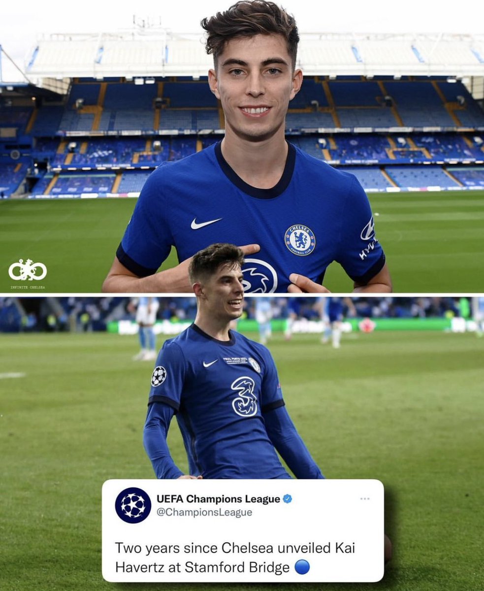 FrankKhalidUK's tweet photo. Been exactly two years since we signed @kaihavertz29 💙 https://t.co/8rDmMLMRp5