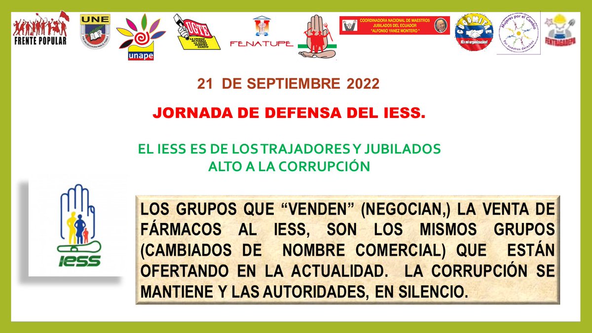 pacaza59's tweet photo. #21S
#DefensaIESS 
#pacazaNEWS https://t.co/NRPJilDd68