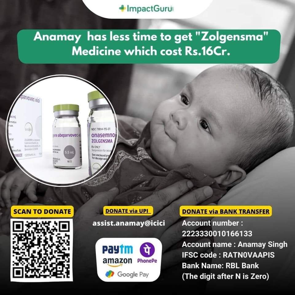 AmitSin72703329's tweet photo. #Help_Anmay_save_Anmay
@tatatrusts 
@gautam_adani
@AdaniOnline https://t.co/NLqE2qHIKp