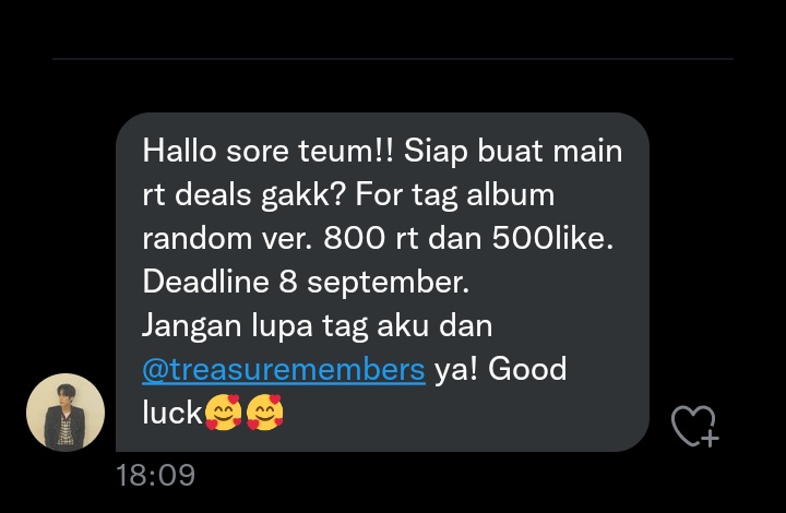 junkyuala_15's tweet photo. ayang-ayangku akuu dapet rt deals dari kak @khaput_chan 😭🫶🏼🫶🏼
help rt like yaa teume sayangg timaaciw😽🥰💙💙💙 @treasuremembers https://t.co/nanDvkUEWW