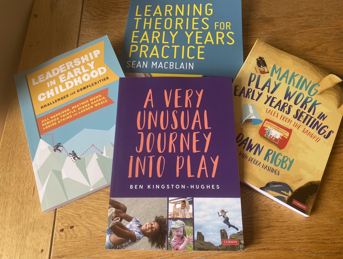 EY_Matters's tweet photo. #HoldTheFrontPage #EYMatters #BookGiveaway courtesy of @SAGE_Publishing Here are the next 4 books in our #NominateandGift #BookDraw … only problem is - in what order? #EarlyYears #EarlyChildhood #EYTalking #SupportingTheSector https://t.co/nr2jes4RmE