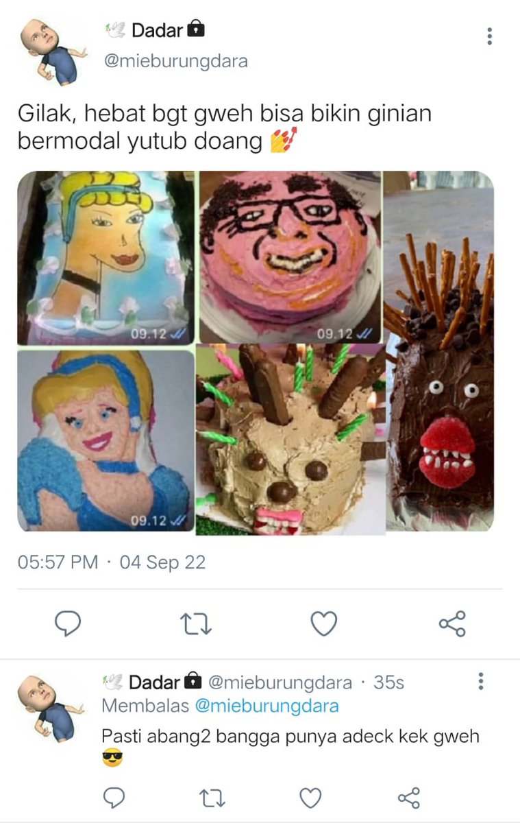 REAKSI PARA ABANG (Ep. 14)
Ketika Dara Bikin Kue
.
Johnny,  Jaehyun,  Mark, Haechan NCT Few Tweets AU
© by Way.