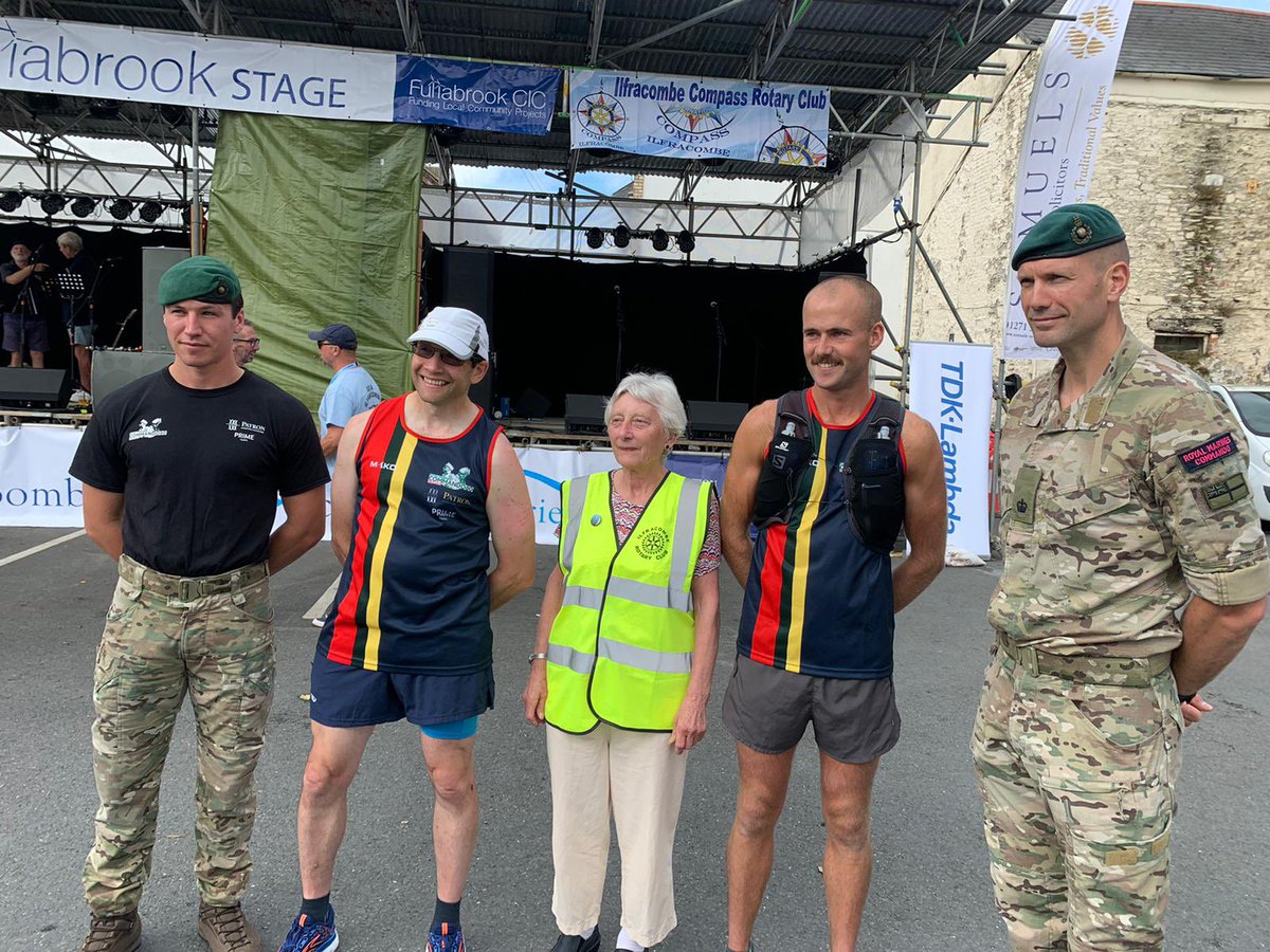They are off! <a href="/RoyalMarines/">Royal Marines</a> from <a href="/CdoLogRegt/">Commando Logistic Regiment</a> who are at  visitilfracombe.co.uk/item/sea-ilfra…

m.youtube.com/watch?time_con…

Running marathons for <a href="/RMCommando80/">Royal Marines Commando 80 Challenge</a> today.

Donations can be made 💷💰💳 to the <a href="/theRMcharity/">RMA - The Royal Marines Charity</a>

rmatrmc.enthuse.com/pf/north-devon…