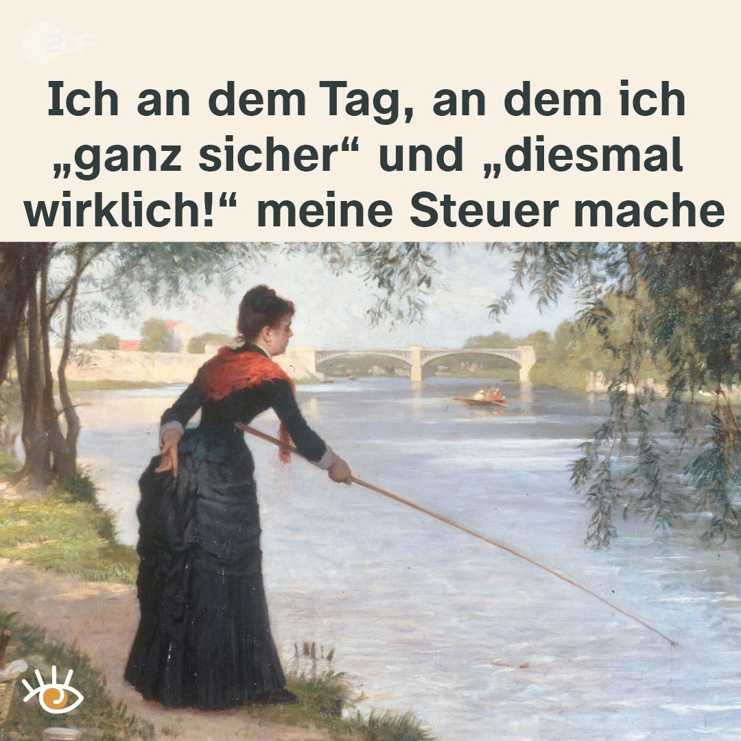 ZDF's tweet photo. Am 31. Oktober 2022 endet die Abgabefrist für die Steuererklärung 2021. #DasIstAlsoKunst https://t.co/HrufLIaxs6