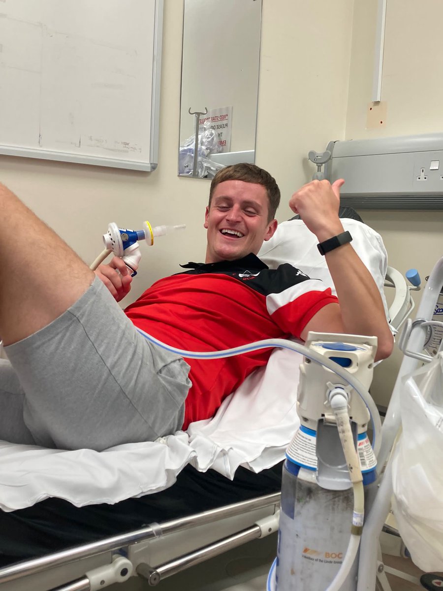 Shepton Mallet FC Reserves (@malletfc) on Twitter photo Great start. 2-0 win over a very strong <a href="/victoria_sports/">Victoria Sports FC</a> res side. Both teams will be there at the top come May.
<a href="/LiamHodges94/">Liam Hodges</a> ⚽️
<a href="/LWoodall21/">Luke Woodall</a> ⚽️
Sore note. Looks like Woodall will be out of action for sometime due to a nasty ankle injury. 🤕
Still. Looks like he enjoyed the gas. Great start. 2-0 win over a very strong <a href="/victoria_sports/">Victoria Sports FC</a> res side. Both teams will be there at the top come May.
<a href="/LiamHodges94/">Liam Hodges</a> ⚽️
<a href="/LWoodall21/">Luke Woodall</a> ⚽️
Sore note. Looks like Woodall will be out of action for sometime due to a nasty ankle injury. 🤕
Still. Looks like he enjoyed the gas.