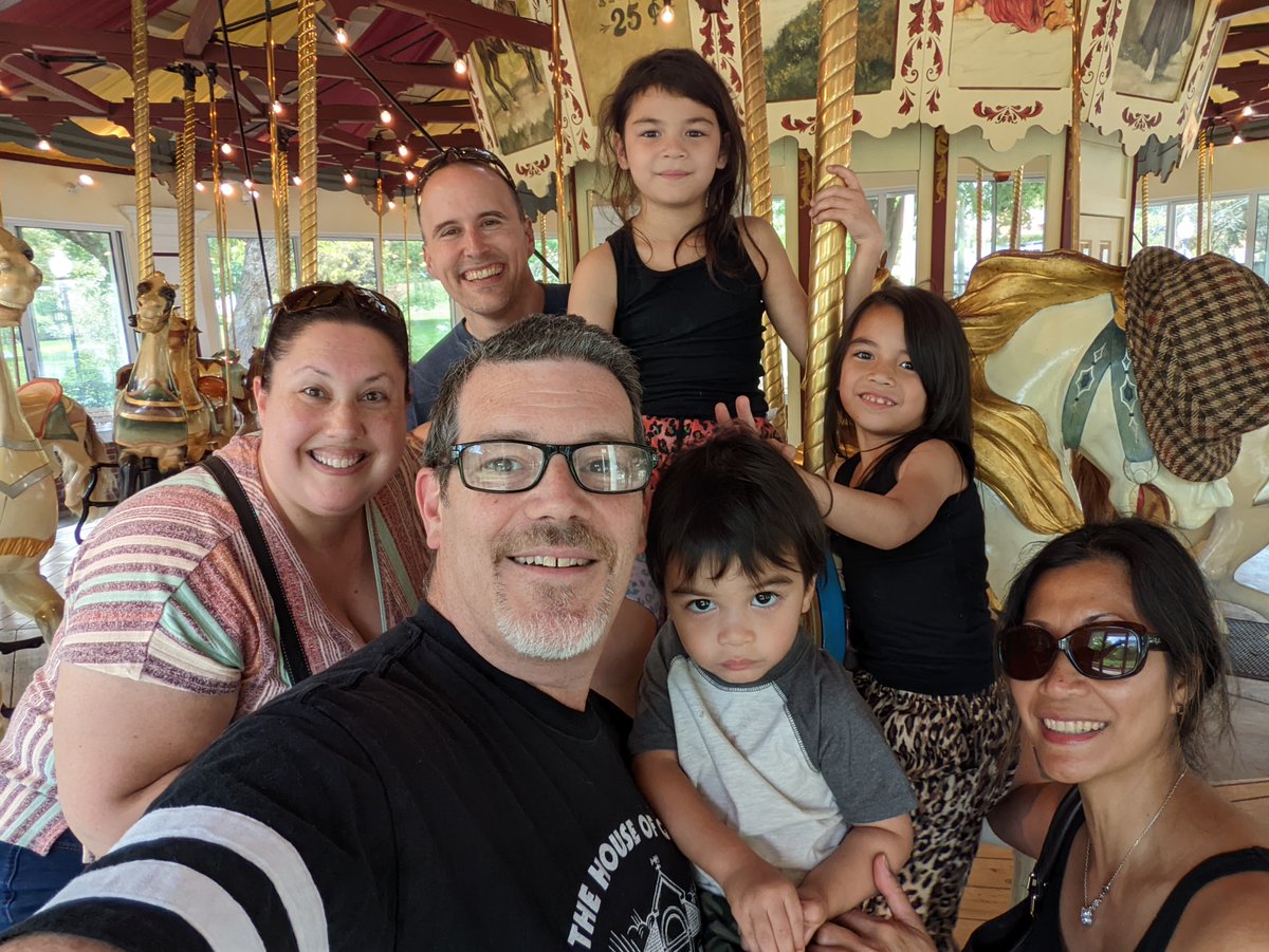 nealgorman's tweet photo. Carousel #65 is in the books! The Funa'rama Park Carousel at Lake George. We also revisited #53, the Congress Park Carousel in Saratoga Springs. Our Gorman #family #CarouselAdventure continues stay tuned! #dadlife woo hoo!!! https://t.co/rwbPsTjrra