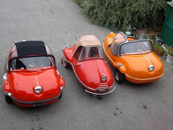QuirkyRides's tweet photo. #Avolette #cars were produced in #France in the #1950s based on a #design by the #German Egon #Brütsch (of #Mopetta fame) Some of these went way too fast for a fibreglass 3 wheeler! https://t.co/bXLyFglAkv