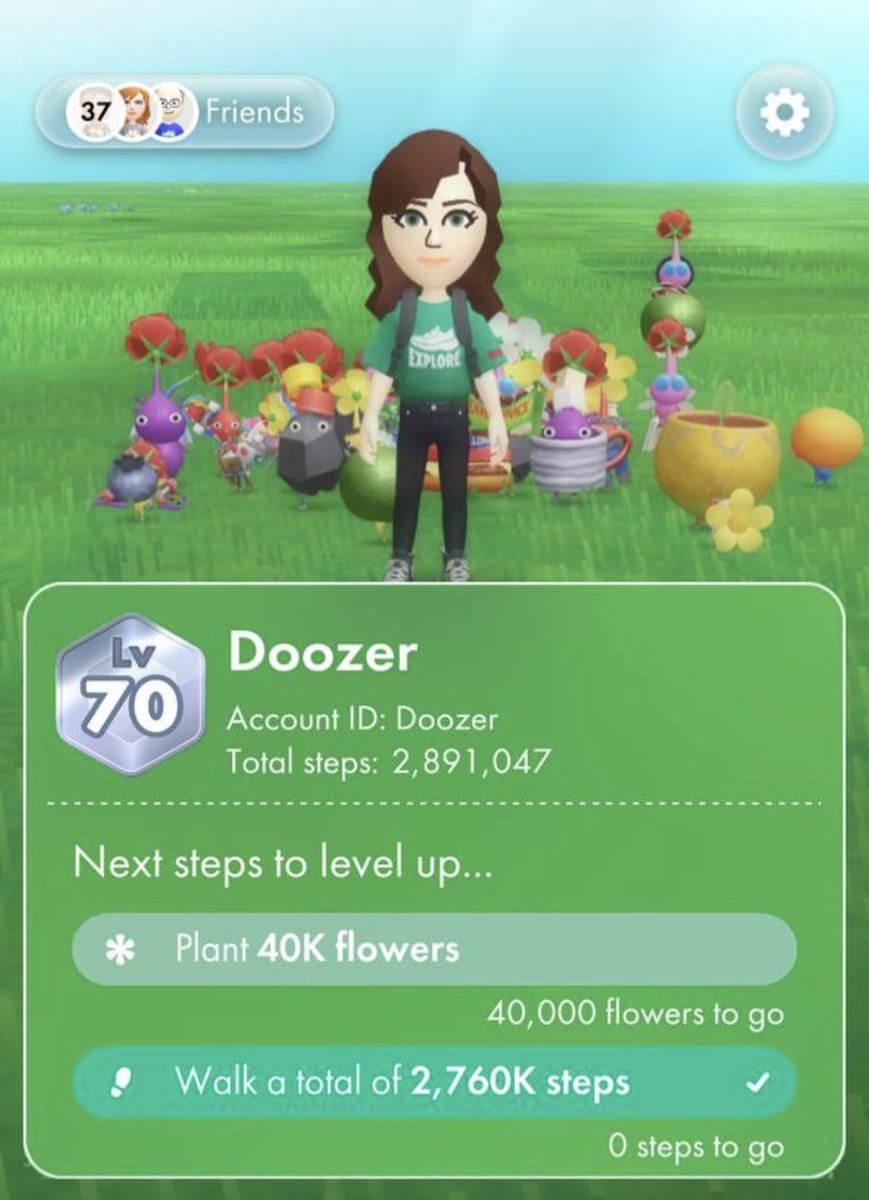 Hot lv70 🥳 #pikminbloom