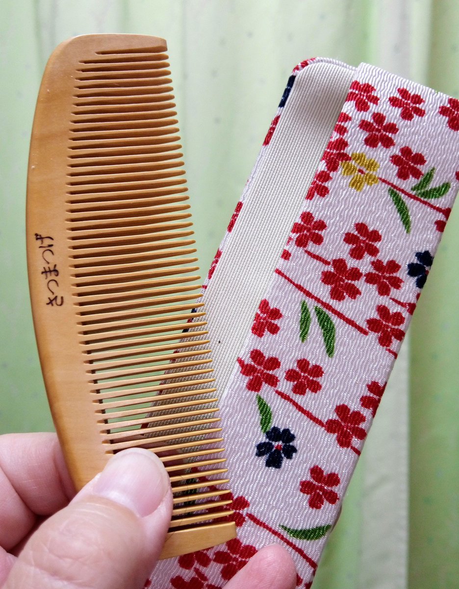 工房ふるかわや お六櫛 イスノキ櫛 とき櫛 超細歯 つげ櫛