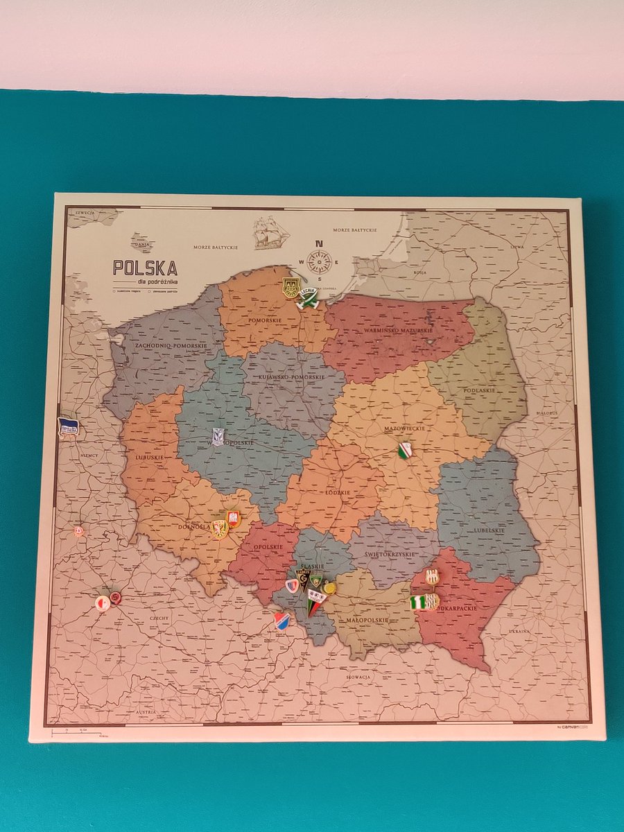 amadeusz94's tweet photo. @gouda89 Ja póki co rozwiązałem to w ten sposób. Na razie Polska, ale za niedługo wjeżdża mapa Europy i o wiele większa ilość pinów :) https://t.co/79vAb4yyNI