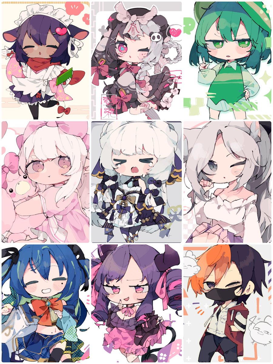 #繋がらなくていいから俺の描くデフォルメを見てくれ 