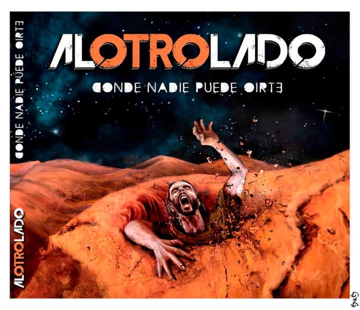 Portada para disco de rock ALOTROLADO "Donde nadie puede oírte". <a href="/rockestatal/">Revista Rock Estatal</a> <a href="/ocesa_rock/">Ocesa Rock</a> #rock #Musica #cover #alotrolado