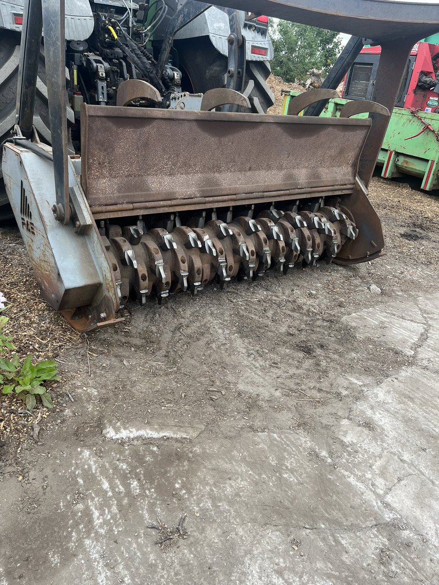 Are fae mulching head is ready to work on our fendt 930. after the Mulcher been refurbished. <a href="/Fendt_UKIreland/">Fendt UK & Ireland</a> #faemulcher #mulching #forestry