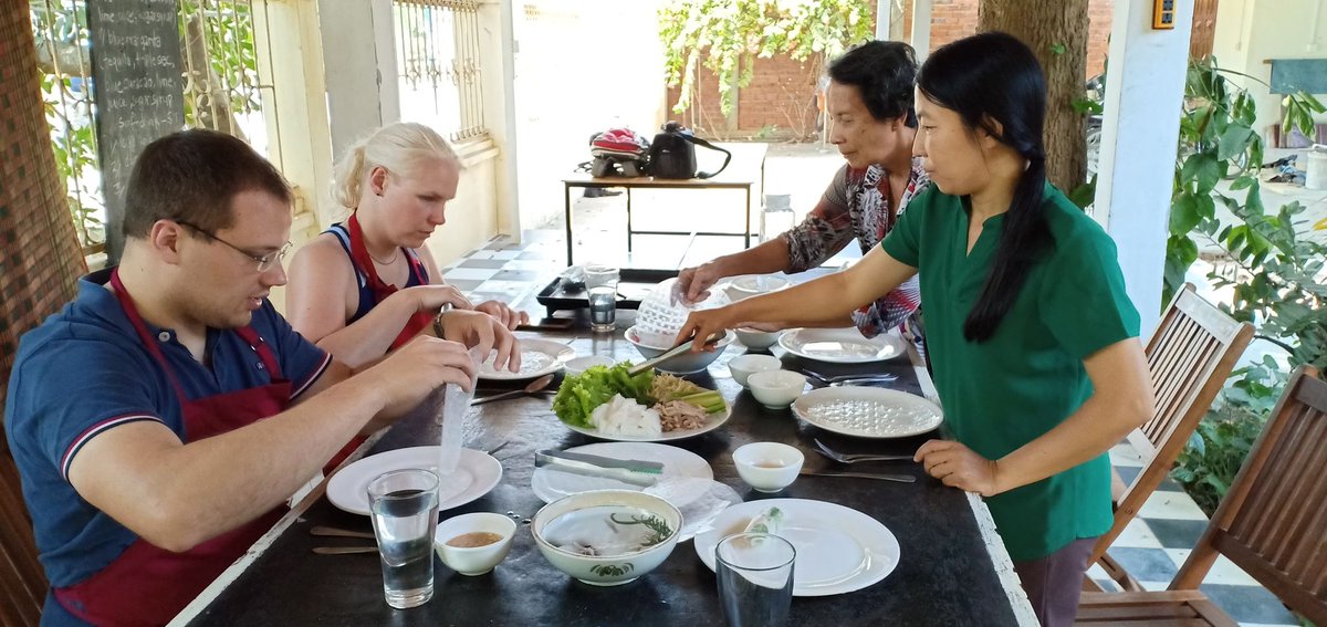 travelasiacarte's tweet photo. For an authentic experience visit the home of Ms Chanlon in Battambang, and learn how to make fish amok. With all Dine with the Locals hosts you won’t meet other tourists as you prepare and share a meal together, creating a meaningful experience with Cambodians in their own home. https://t.co/2GxNb4z6YJ